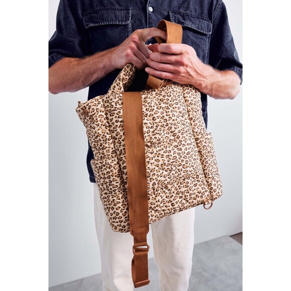 BEIS Elsa x Hosk Quilted Diaper Baby Tote Backpack Play Date Wild Child New - Picture 2 of 7